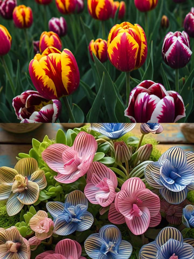 8 Eye-Catching Plants With Striped Flowers
