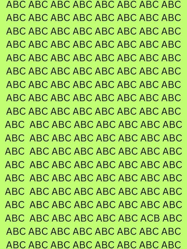 Optical Illusion Test: Can You Find The Odd One Out In Just 5 Seconds?