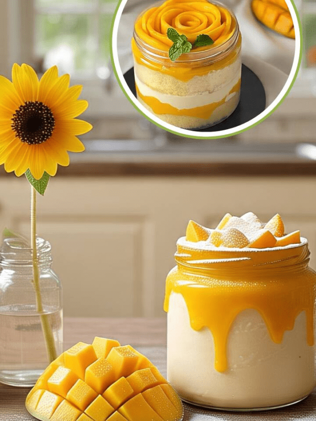 Whip Up A Mango Jar Cake In Minutes – 7 Easy Steps