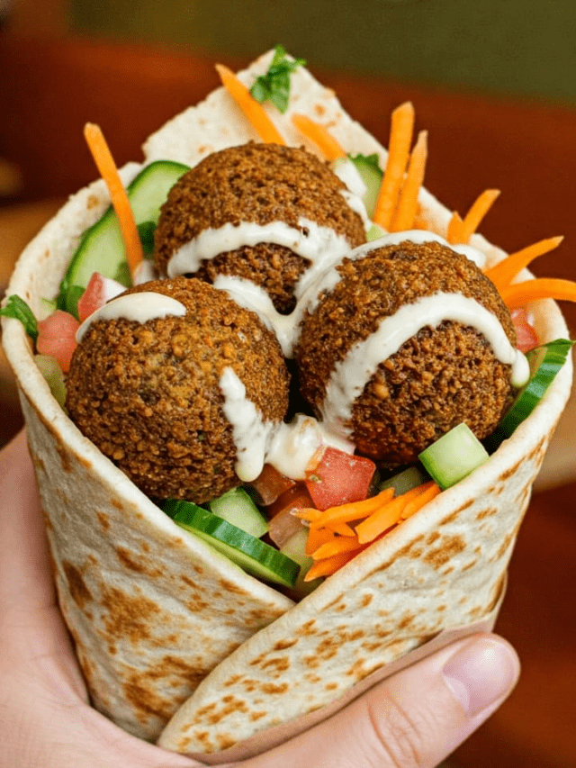 Crunchy, Fresh And Fast: Falafal Wraps In 7 Steps
