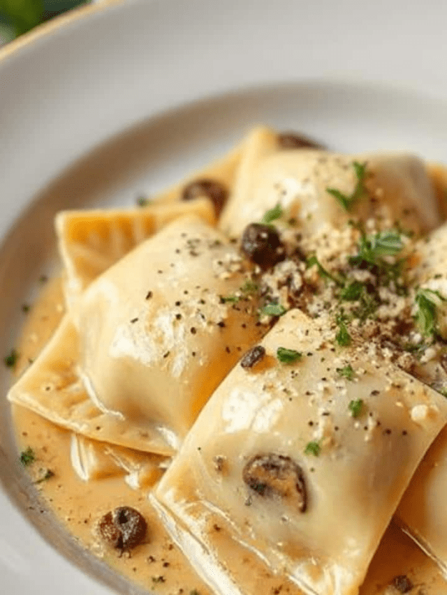 Mushroom Cheese Ravioli Recipe You Can Easily Make At Home