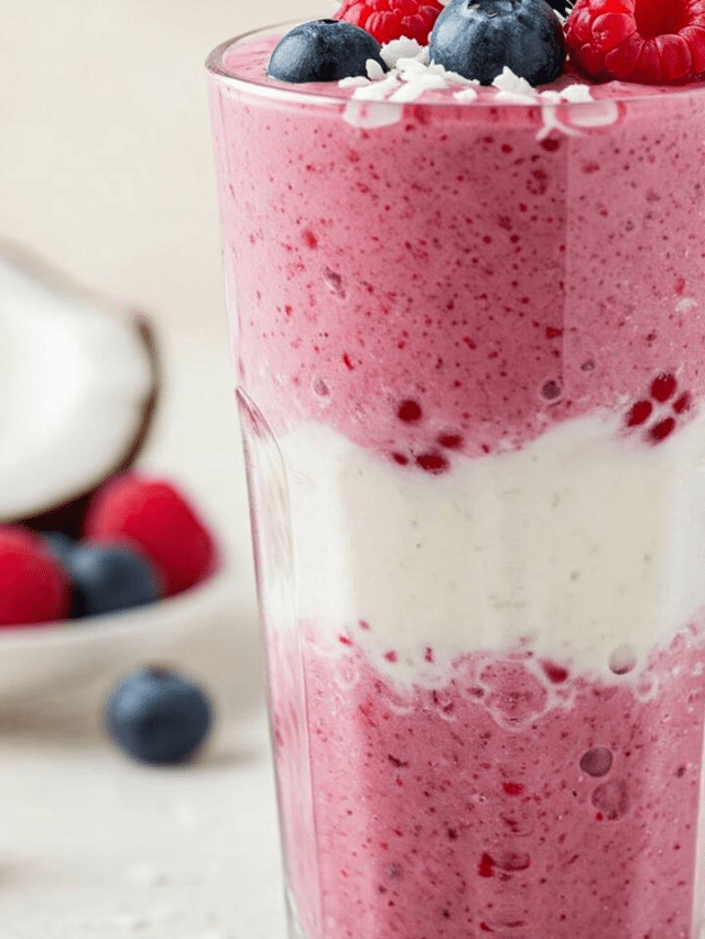 Stay Cool This Summer: 7 Steps To A Coconut Berry Shake
