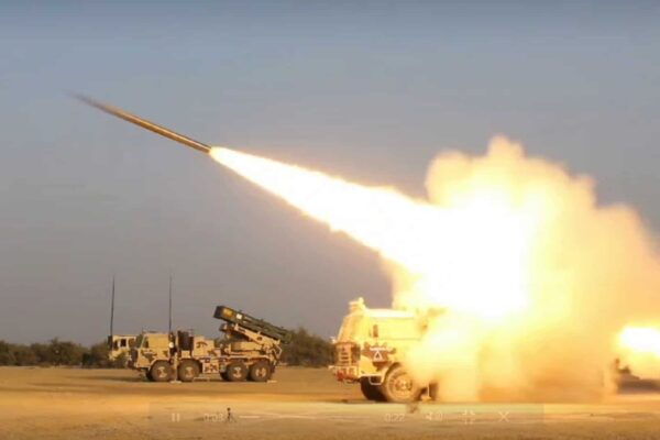 Pinaka artillery can launch 72 rockets in 44 seconds