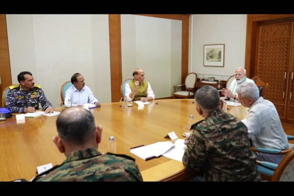 Indo-Pak Tensions: PM Modi chairs high-level meeting with Rajnath Singh, Jaishankar; CDS and tri-services chiefs present