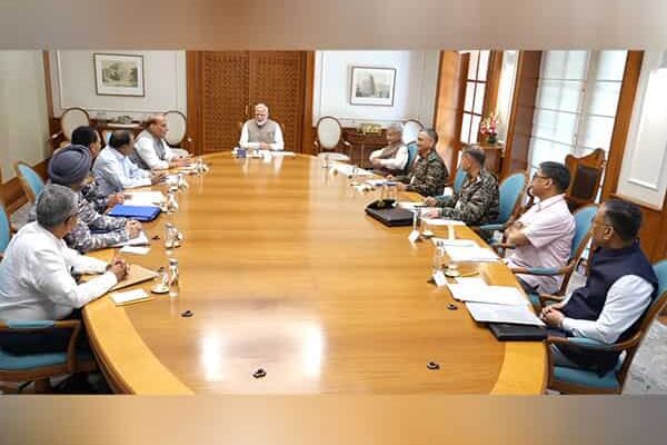 PM Modi holds meeting with Rajnath Singh, Jaishankar, NSA, CDS, service chiefs