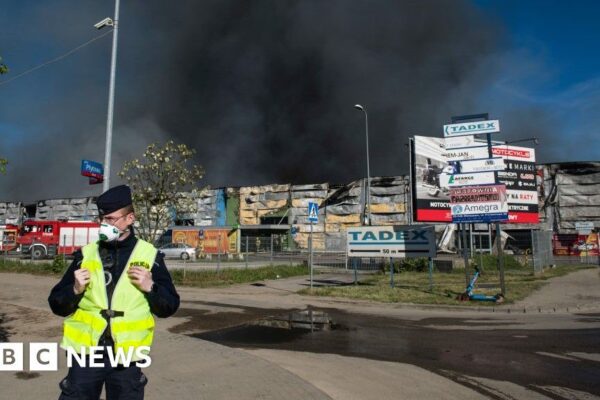 Poland says Russia recruited arsonists online for Warsaw fire