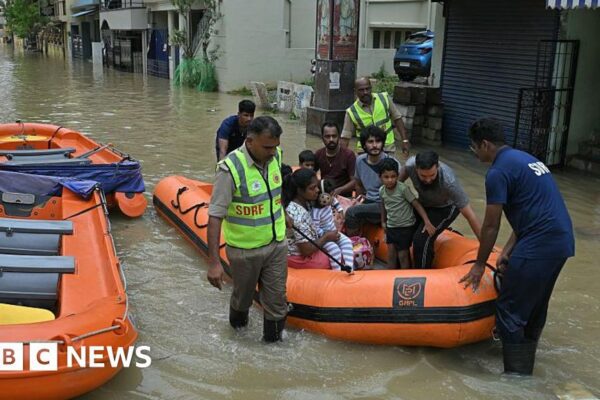 Parts of India’s ‘Silicon Valley’ flooded after heavy rains
