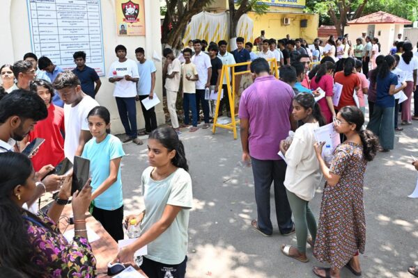 Over 6,700 candidates appear for NEET in Coimbatore across 14 centres