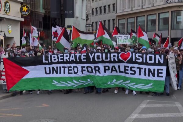 Pro-Palestine protesters condemn Israel’s Eurovision performance | Gaza