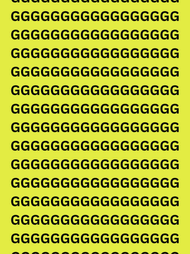 Optical Illusion Challenge: Spot The Hidden Letter In 7  Seconds Or Less
