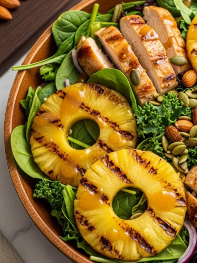 ⁠ 7 Easy Pineapple Salads That Are Bursting with Flavor