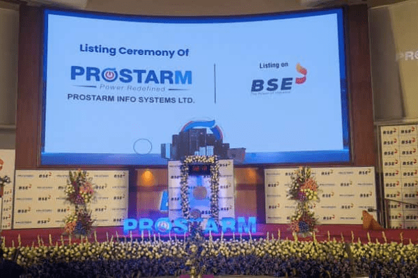 Prostarm Info Systems shares lists at 19% premium over its issue price; check details